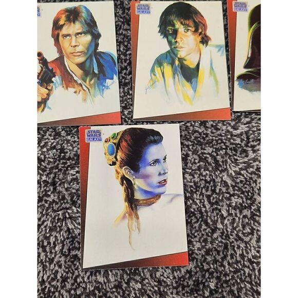 1993 Topps Star Wars Galaxy Trading Card Lot QTY:9 - Picture 4 of 7